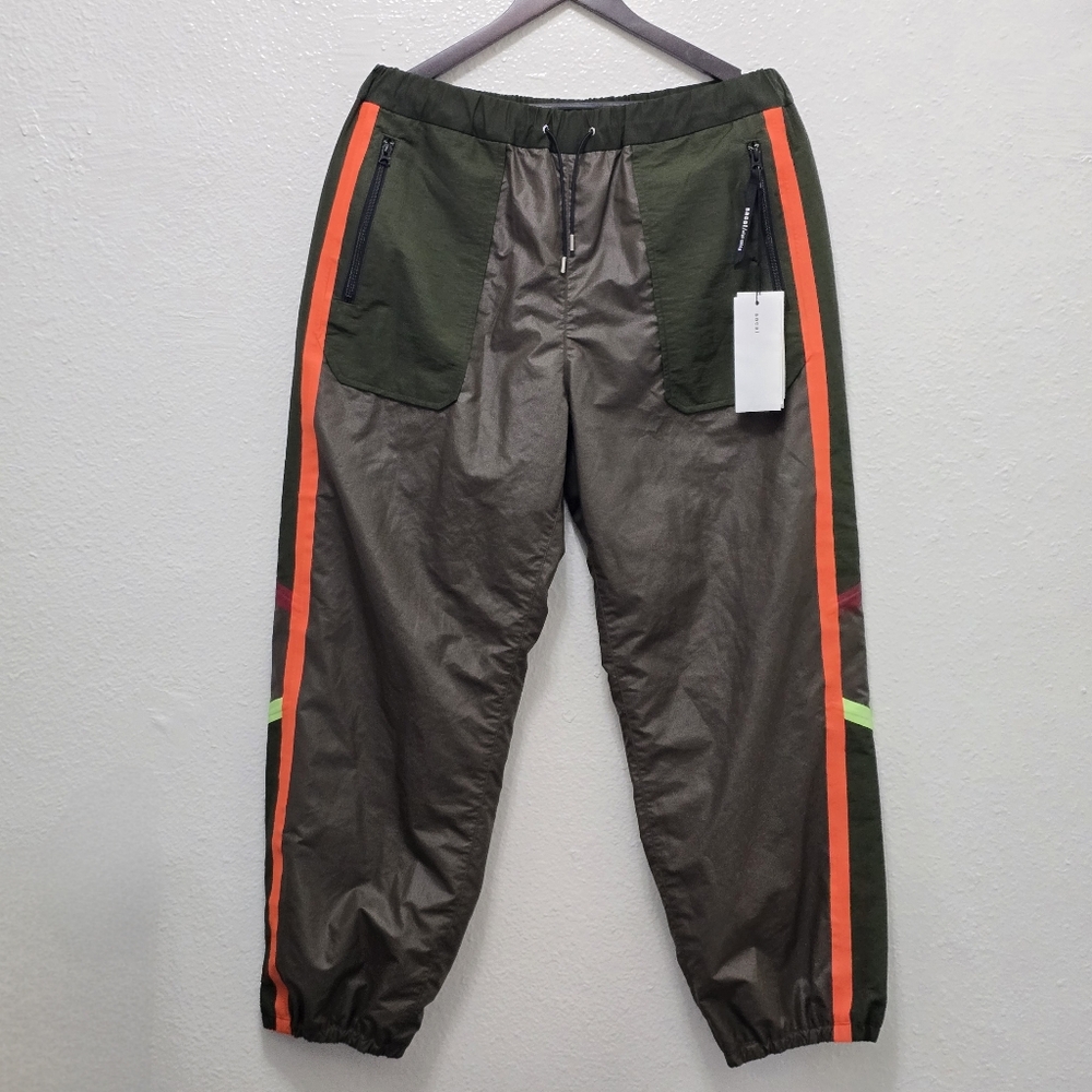 Sacai x Clot joggers, L